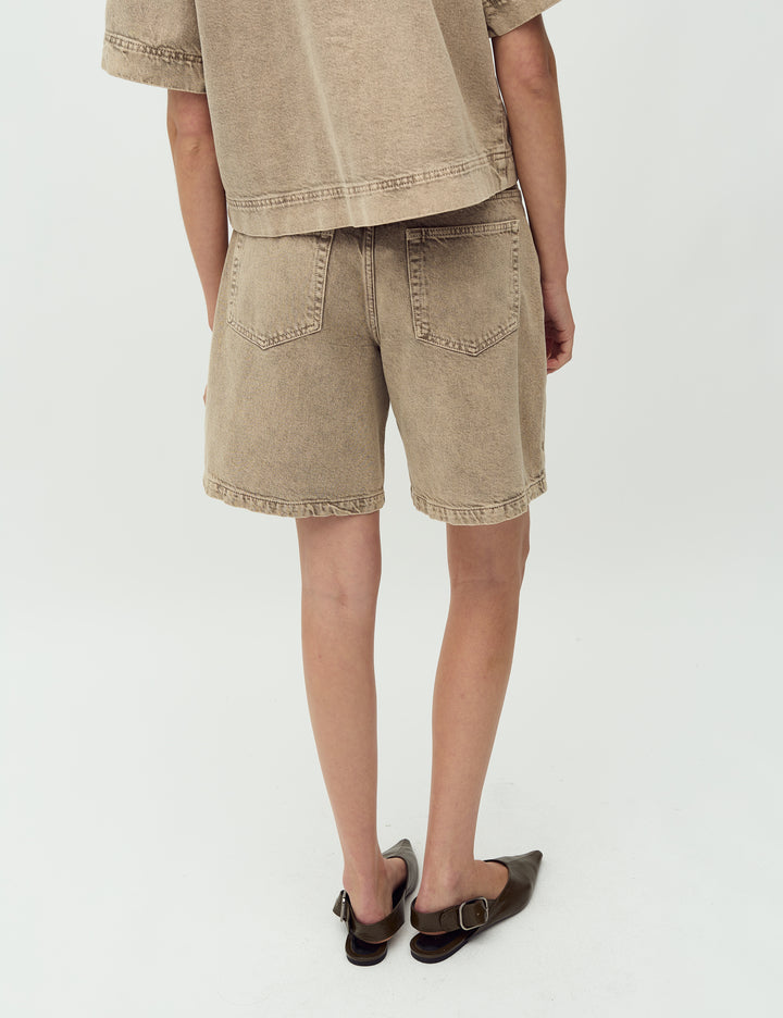Sanira short beige washed