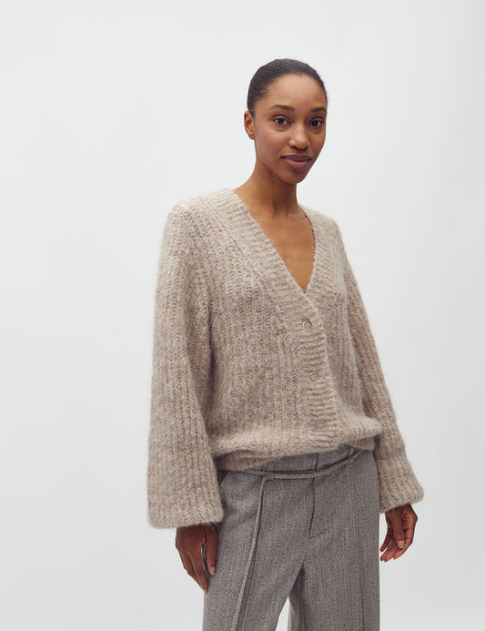 Molenda knit white pepper