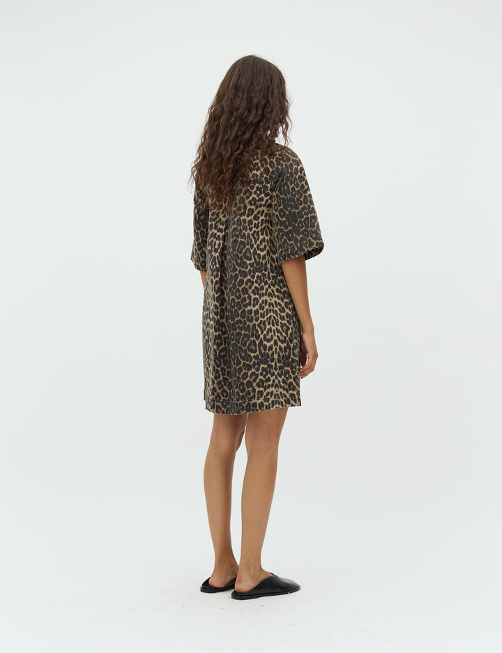 Mira dress leopard mist