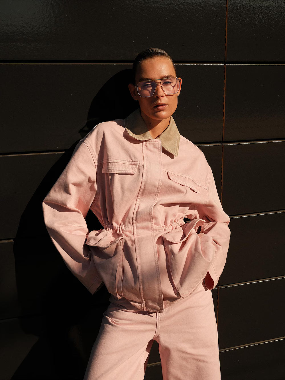 Bonnie jacket cameo pink