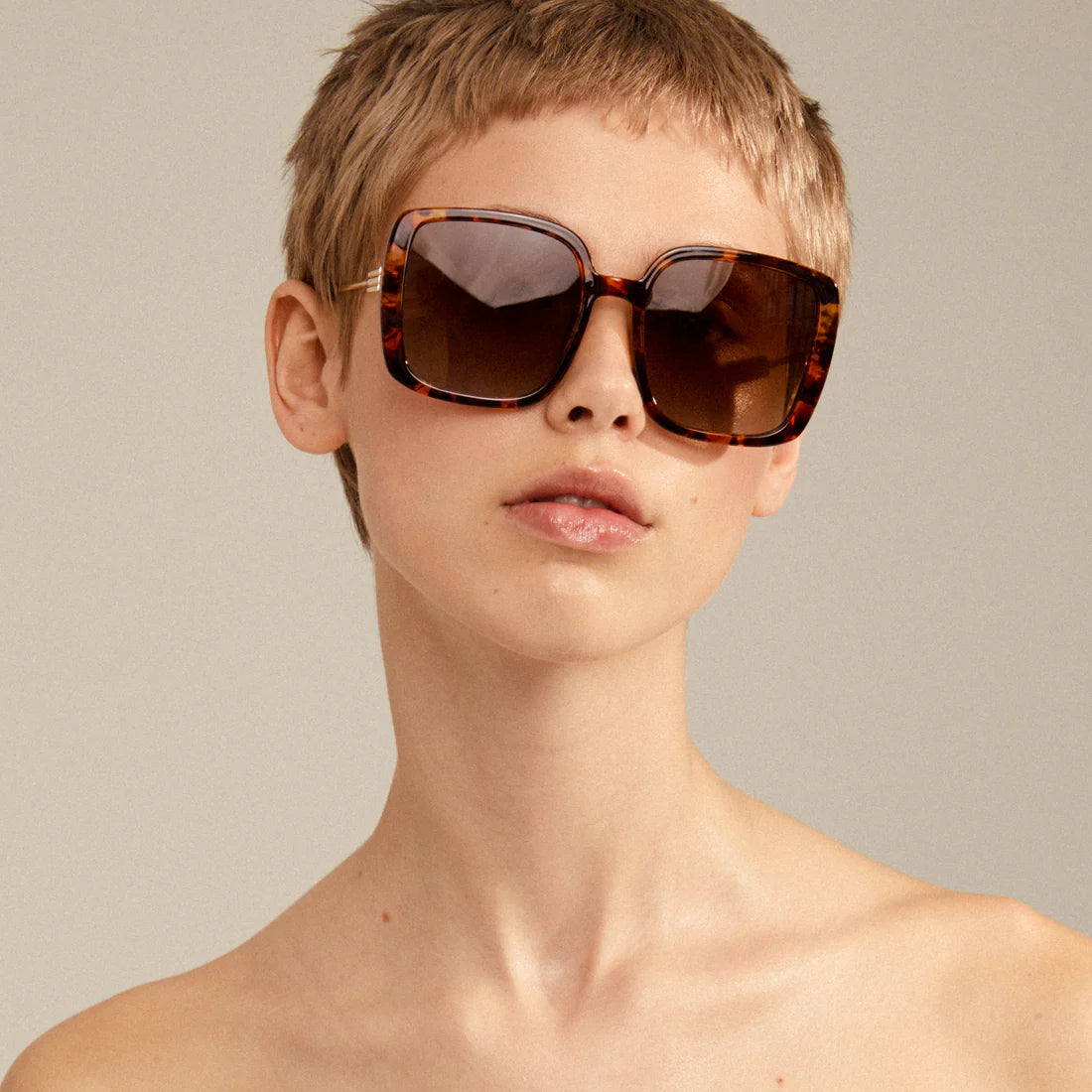 Aliet tortoise brown/gold