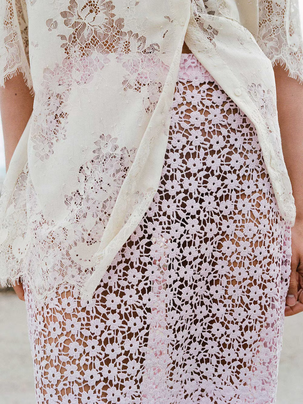 Xue skirt lilac snow