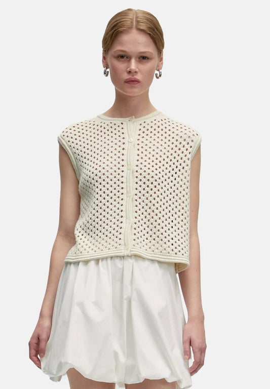 Mina vest cream