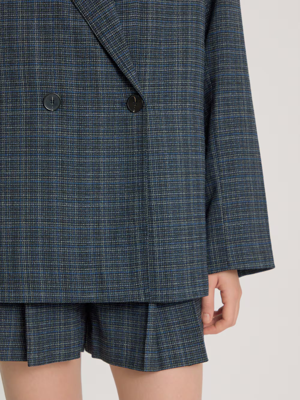 Camilo blazer grey blue check