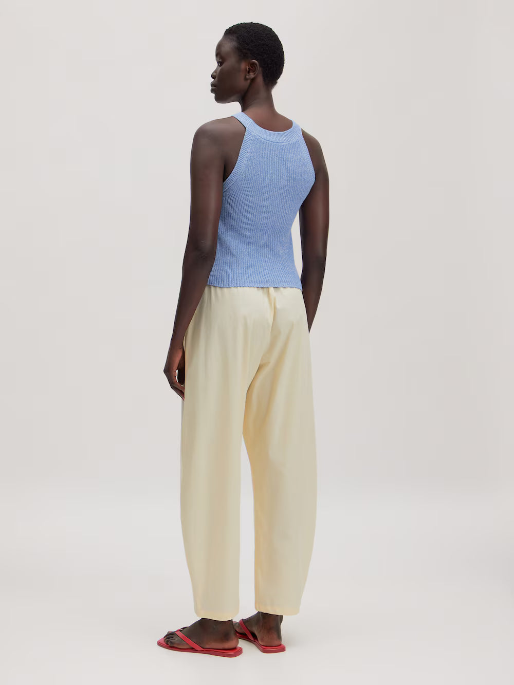 Yandra knit top blue