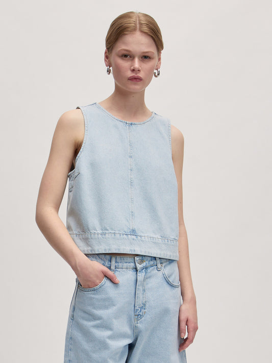 Raina denim top