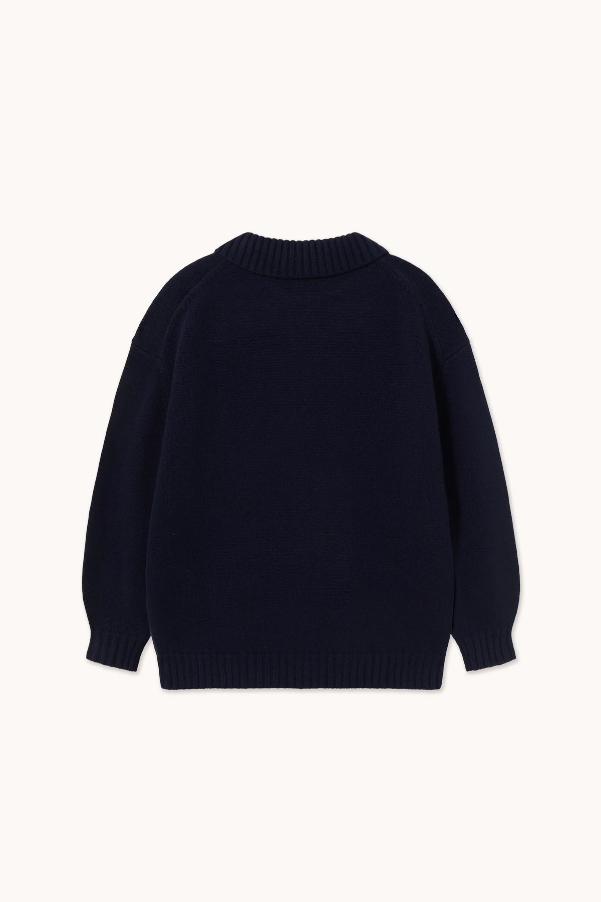 Roses oversized cardigan navy