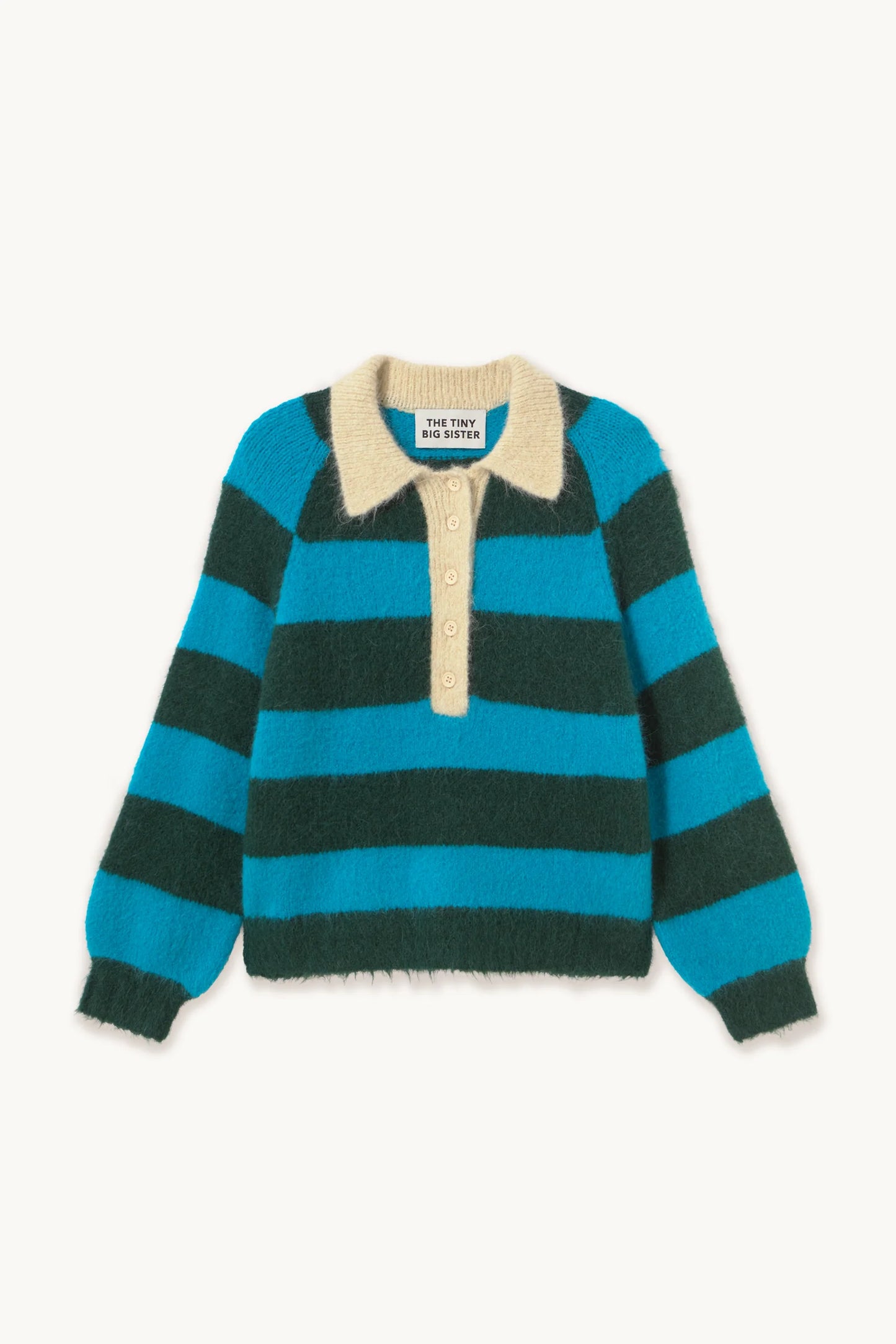 Frank Striped Polo bottle green