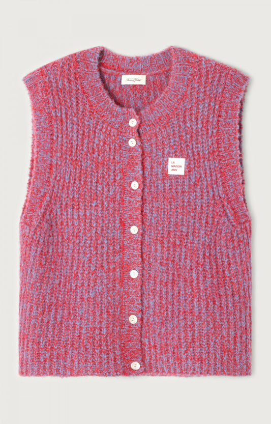 East gilet chili pepper melange