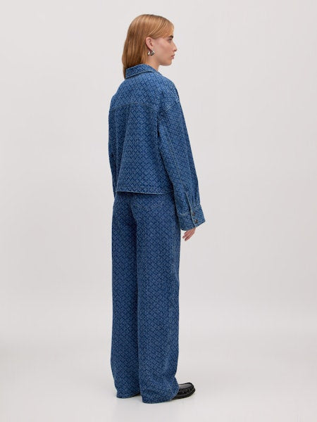 Tahua denim tweed blouse