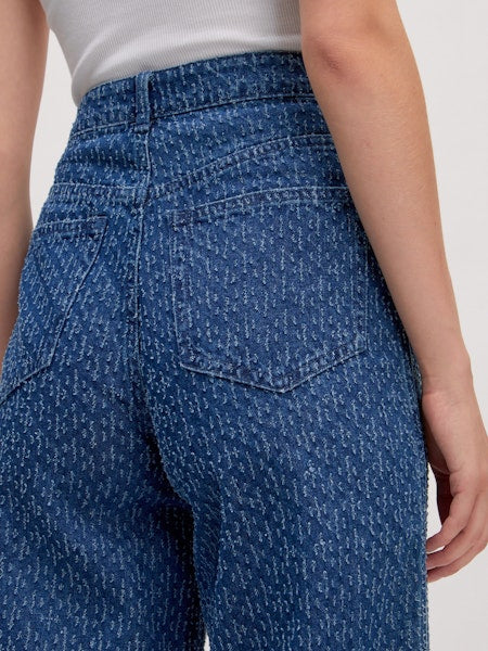 Theodora denim tweed
