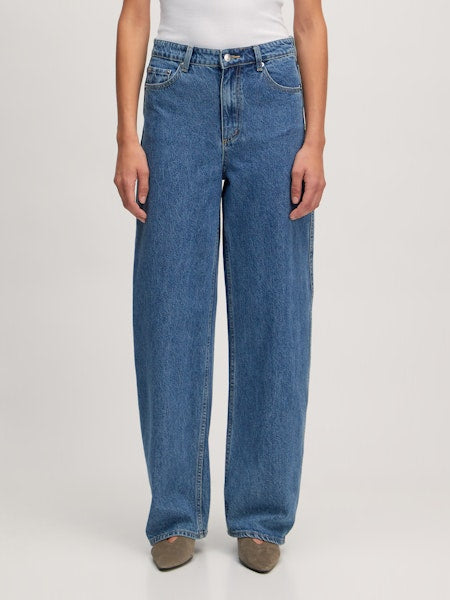 Theodora denim mid blue jeans