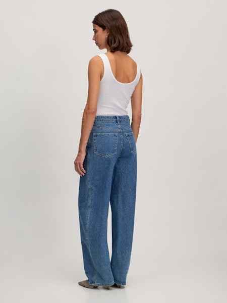 Theodora denim mid blue jeans