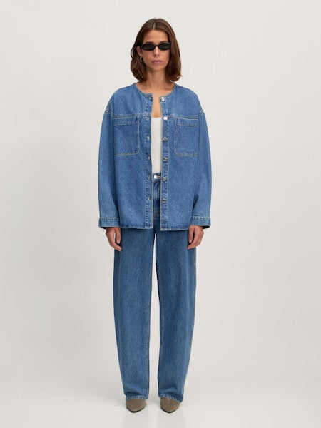 Theodora denim mid blue jeans