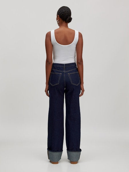 Hale dark blue denim