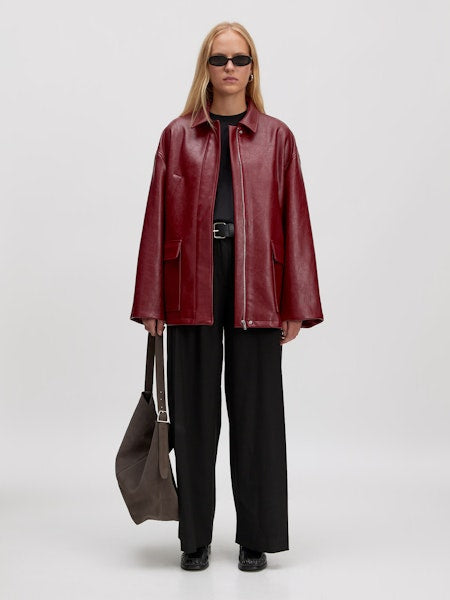 Carin jacket scarlet sage