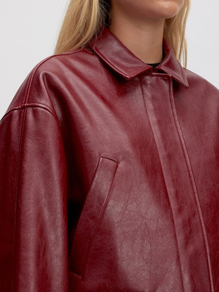 Carin jacket scarlet sage