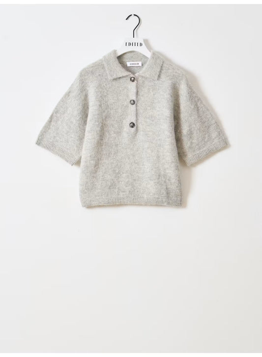 Callie polo shirt light grey