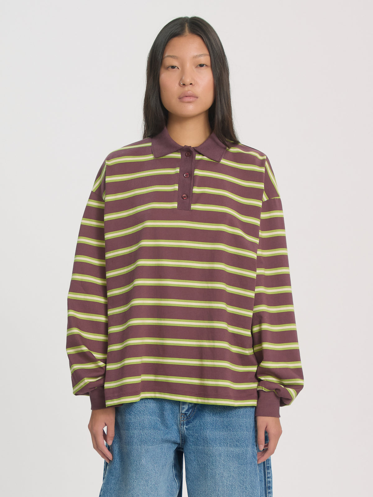 Finette polo stripe
