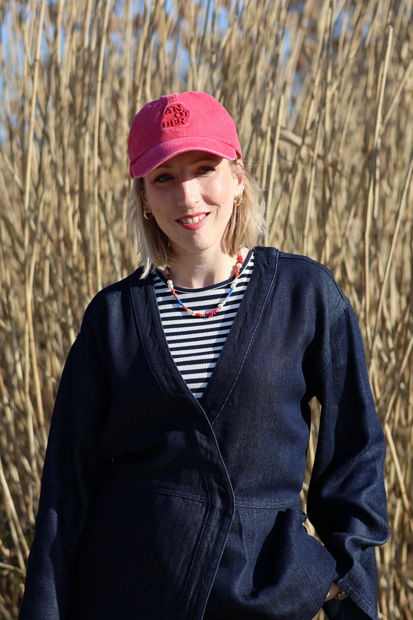 Sophie cap fiery red
