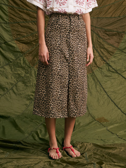 Julia jupe leo print