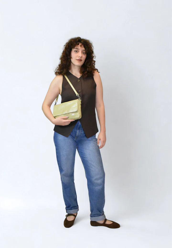 Kaya glossy structure matcha green
