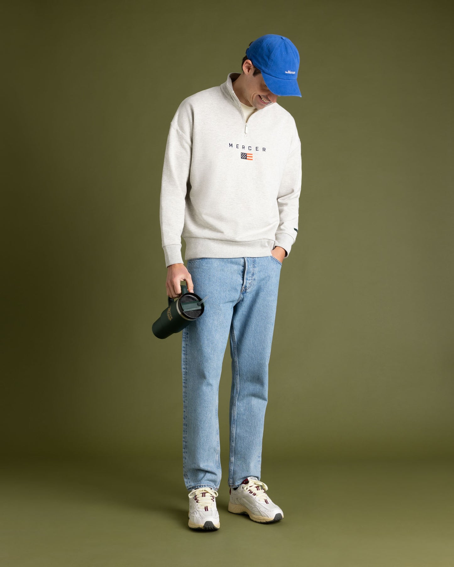 The re run vintage nappa white/red