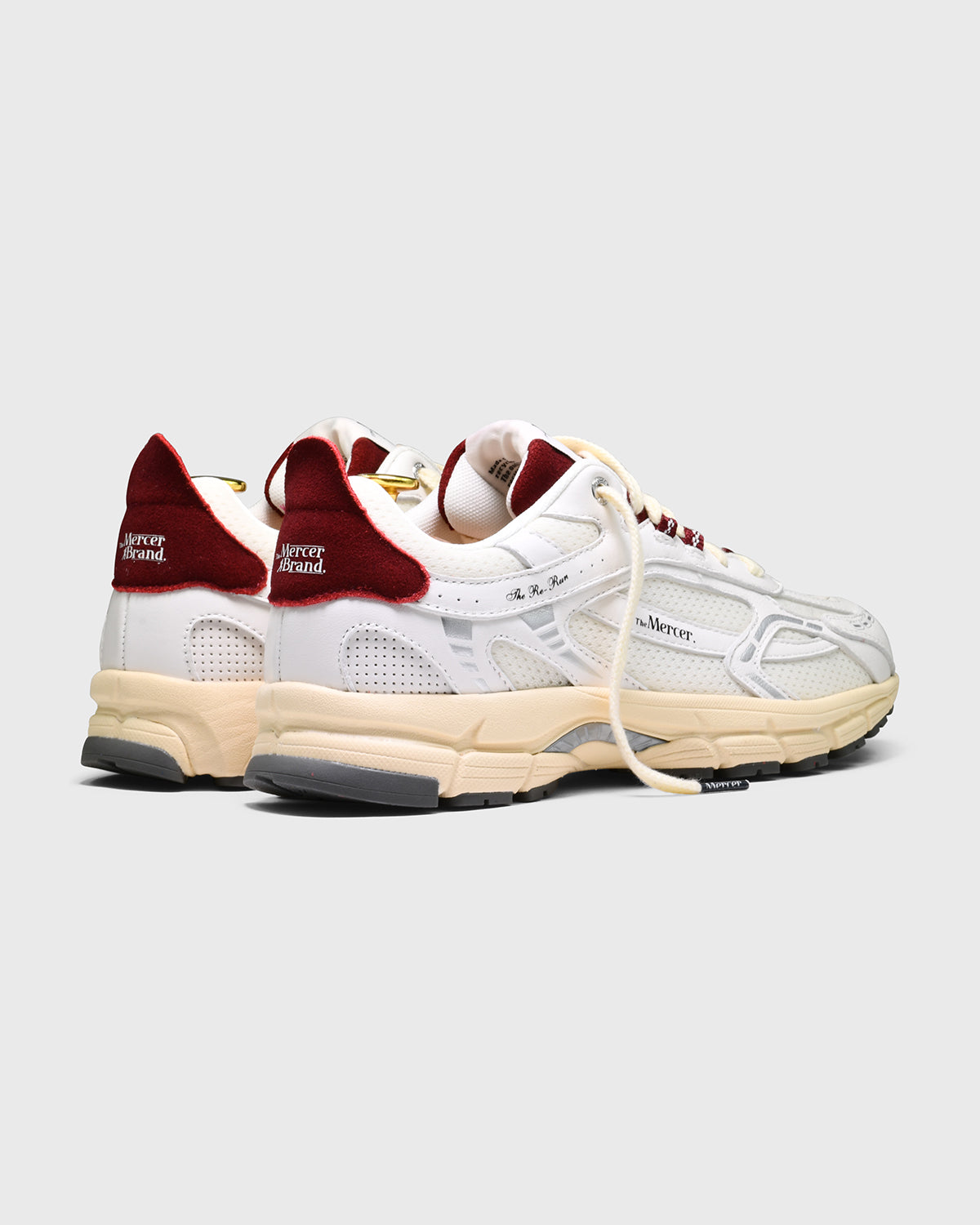 The re run vintage nappa white/red