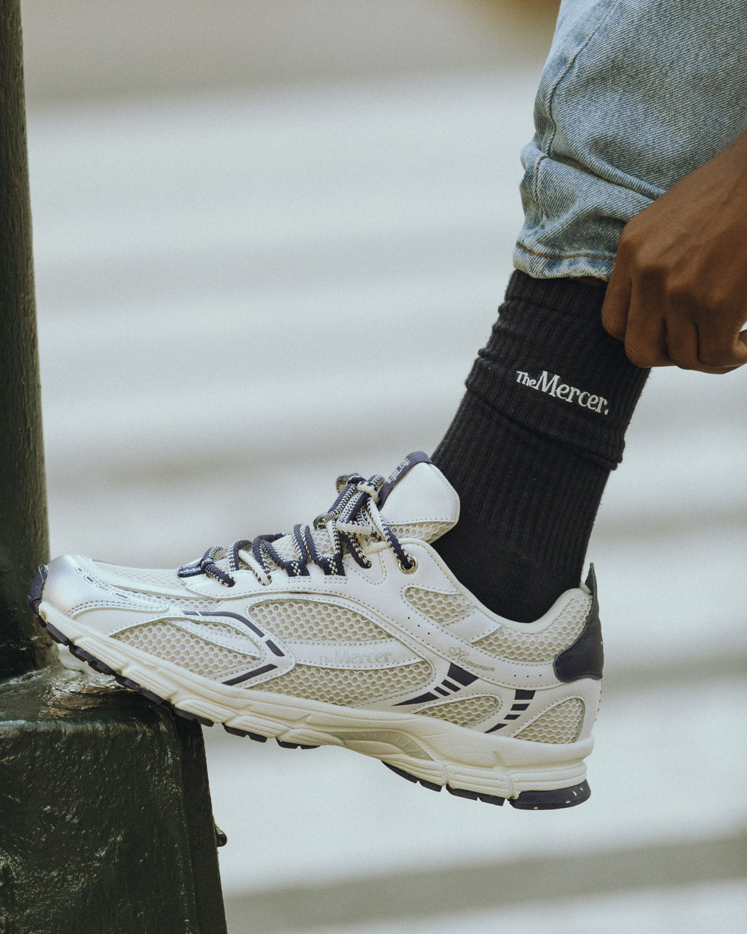The re run baseball white/blue