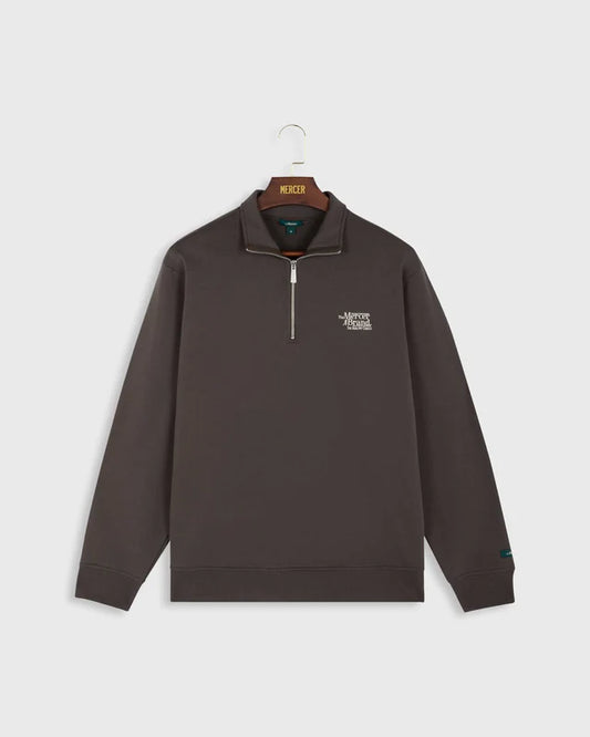 The mercer quarter zip brown