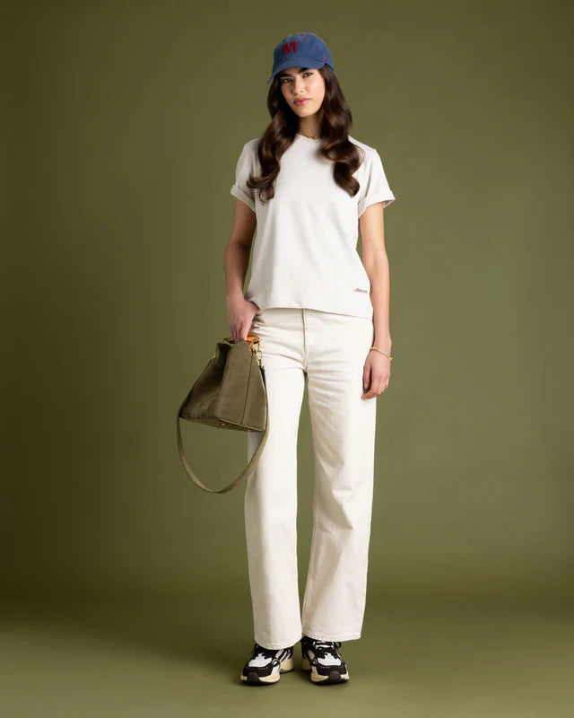 The mercer logo tee off white