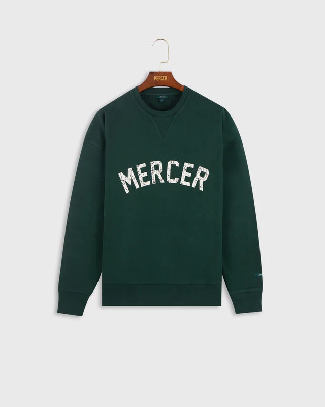 Mercer logo sweat green