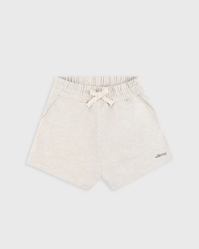 The mercer sweat short off white