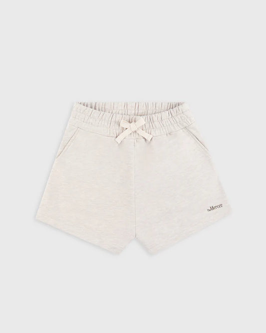 The mercer sweat short off white