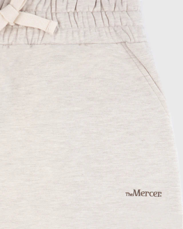 The mercer sweat short off white