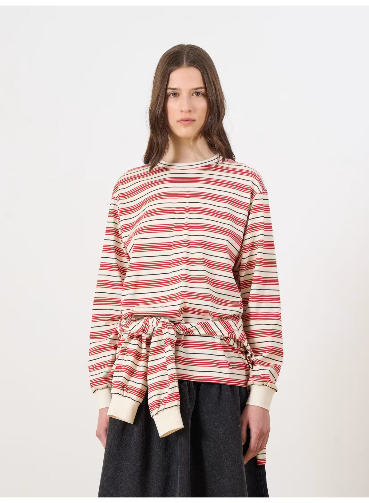 Vala stripe cherry/egret