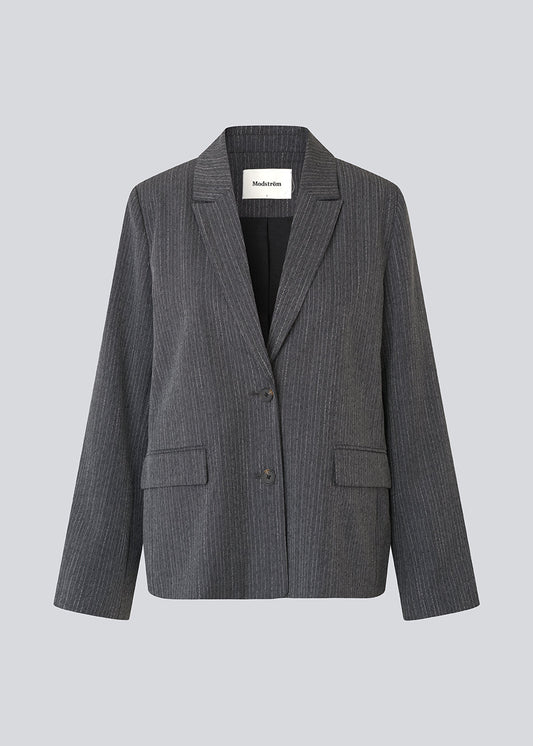 Birnamd blazer grey melange