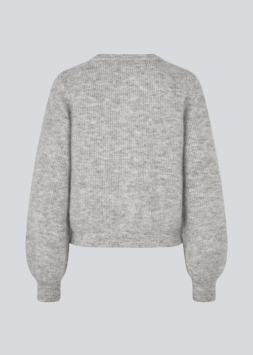 Lenni  cardigan grey melange