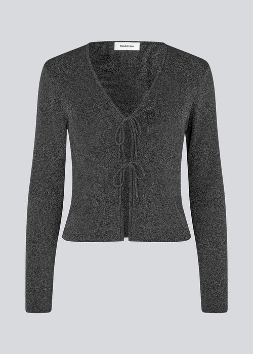 Lucky cardigan dark silver