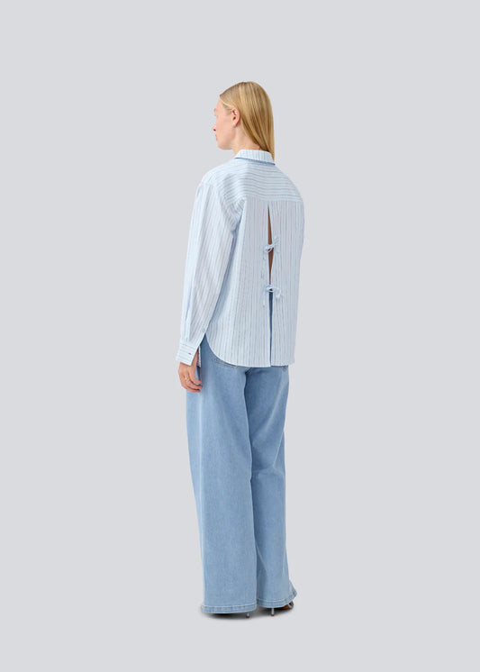 Mille stripe shirt light blue