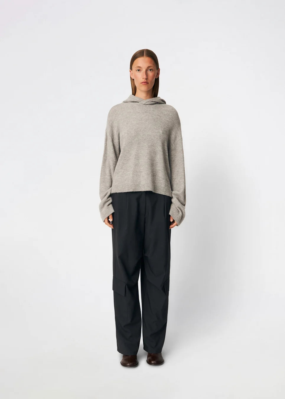 Treemd hoodie grey melange