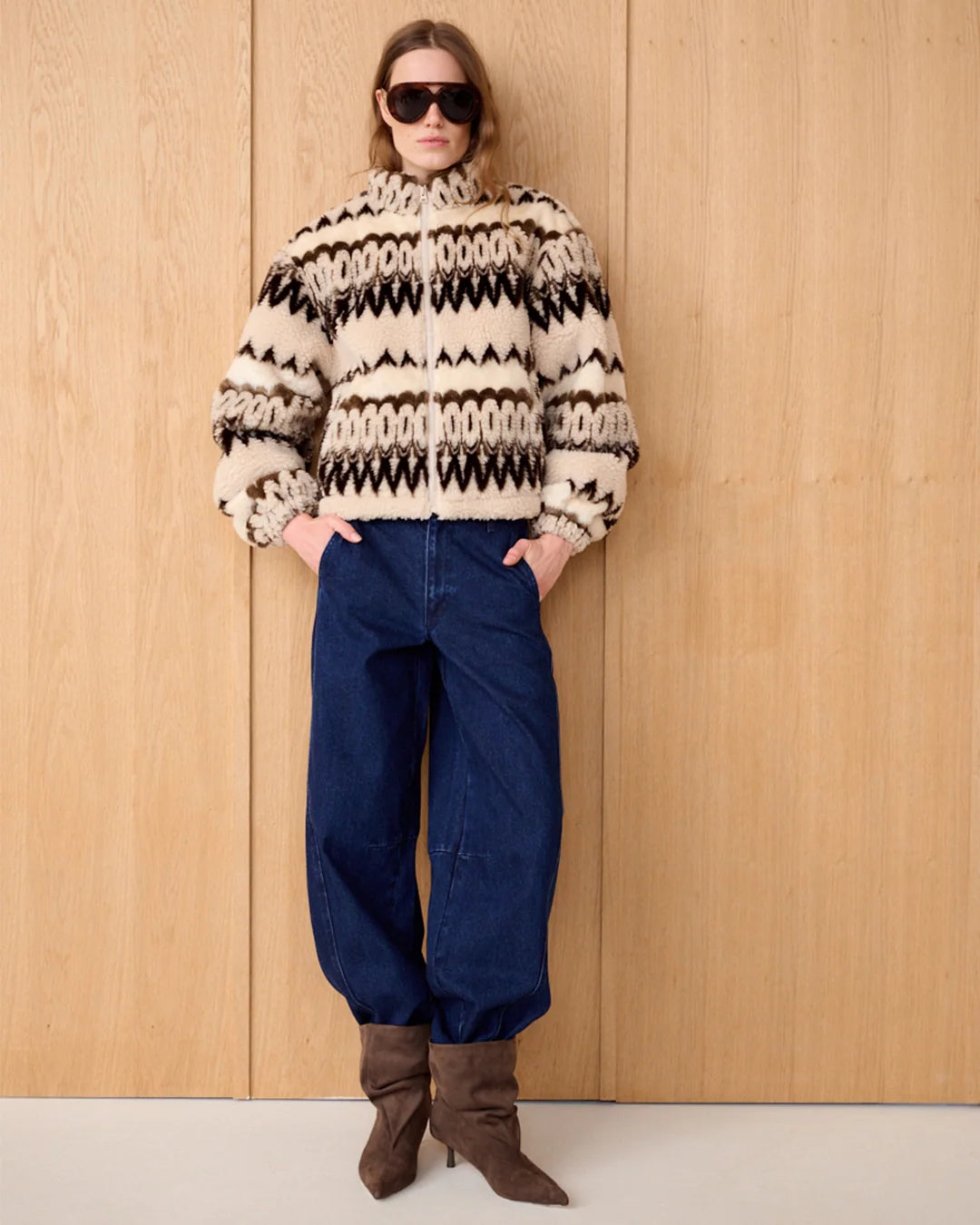 Vicky pants mid blue denim