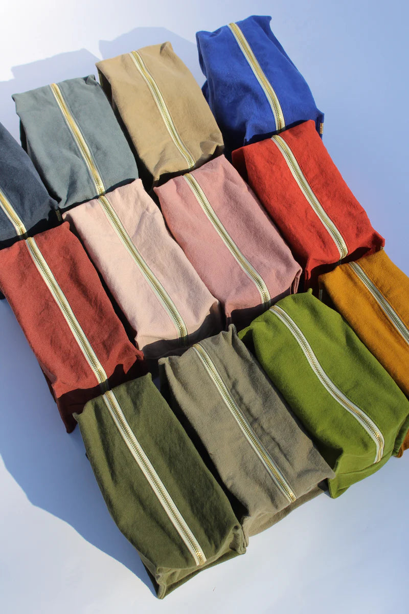 Trousse de toilette cube bois de rose