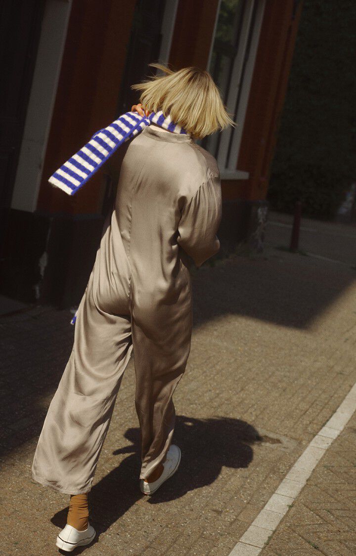 Vito scarf blue stripe