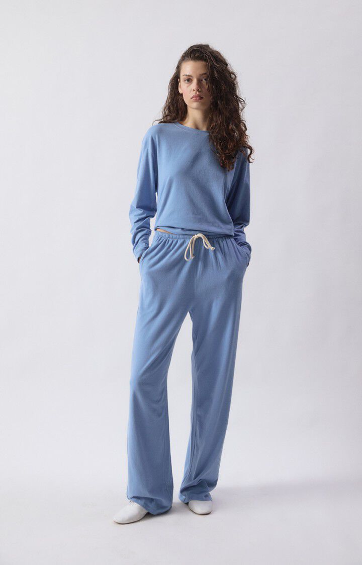 Ypa blue melange lange mouw