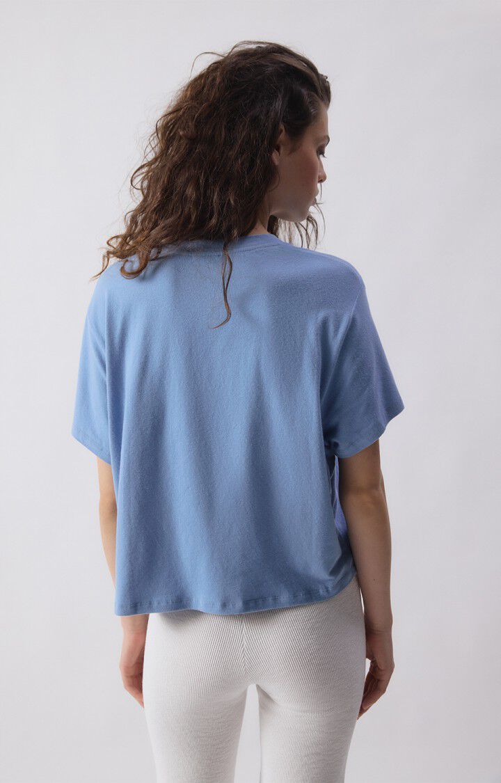 Ypa blue melange korte mouw