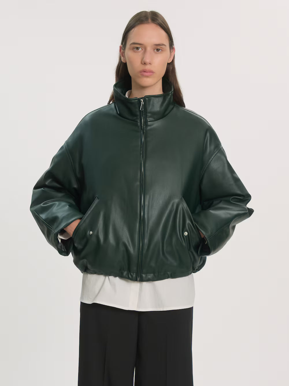 Paisley jacket grun