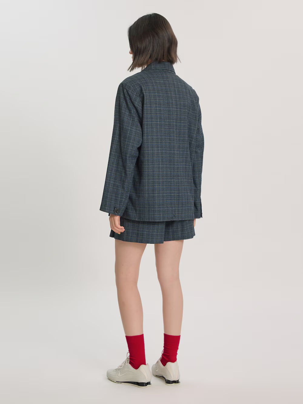 Camilo blazer grey blue check