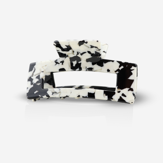 Haarclip Crush in zwart marmerlook
