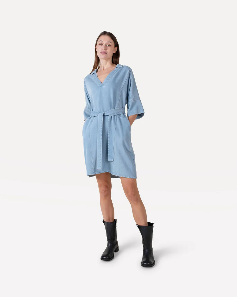 Genivee dress light blue